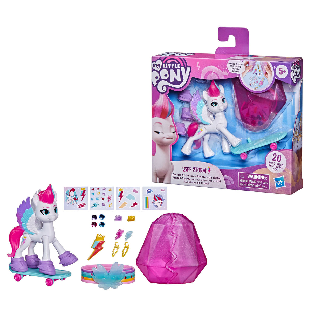 Hasbro meng kleng Pony Film Kristal Abenteuer - Zip Storm