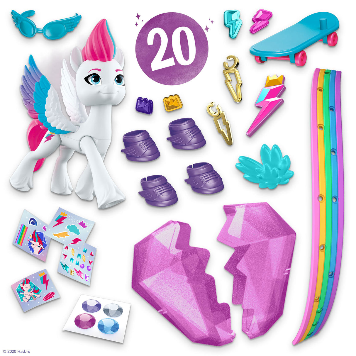 Hasbro meng kleng Pony Film Kristal Abenteuer - Zip Storm