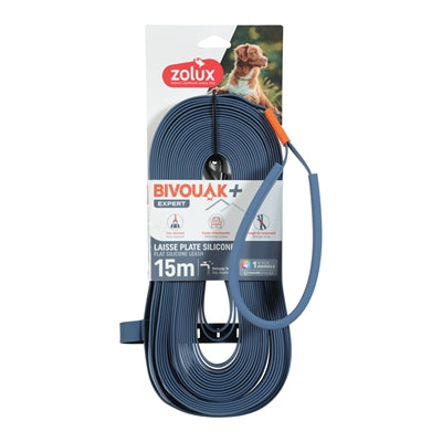 Zolux bvk trækline flad silikone blå