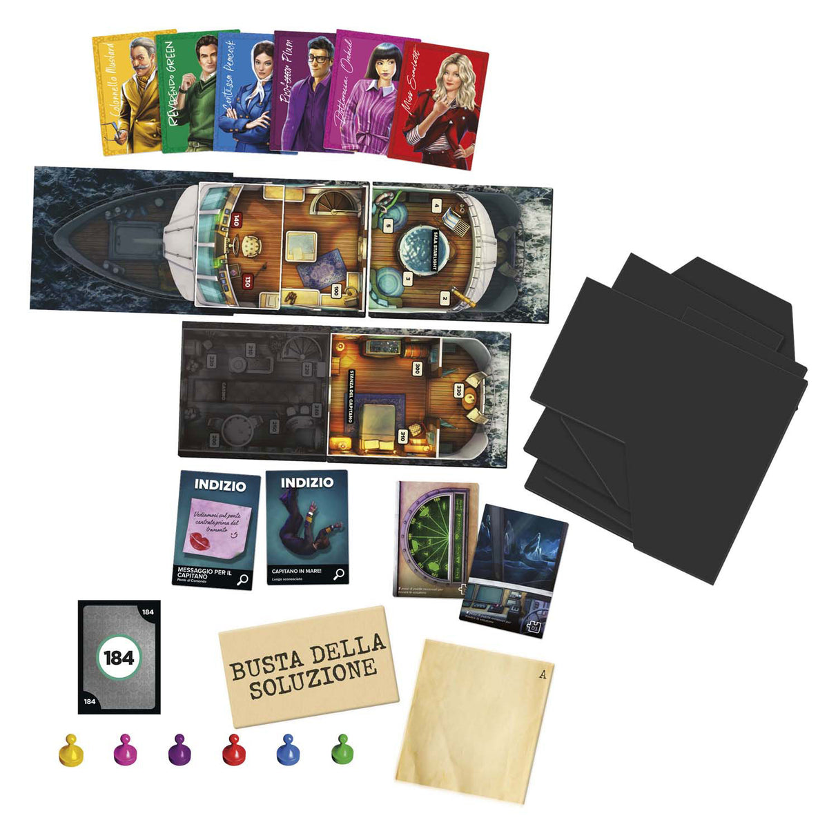 Hasbro cluedo escape sabotaža na morski igri