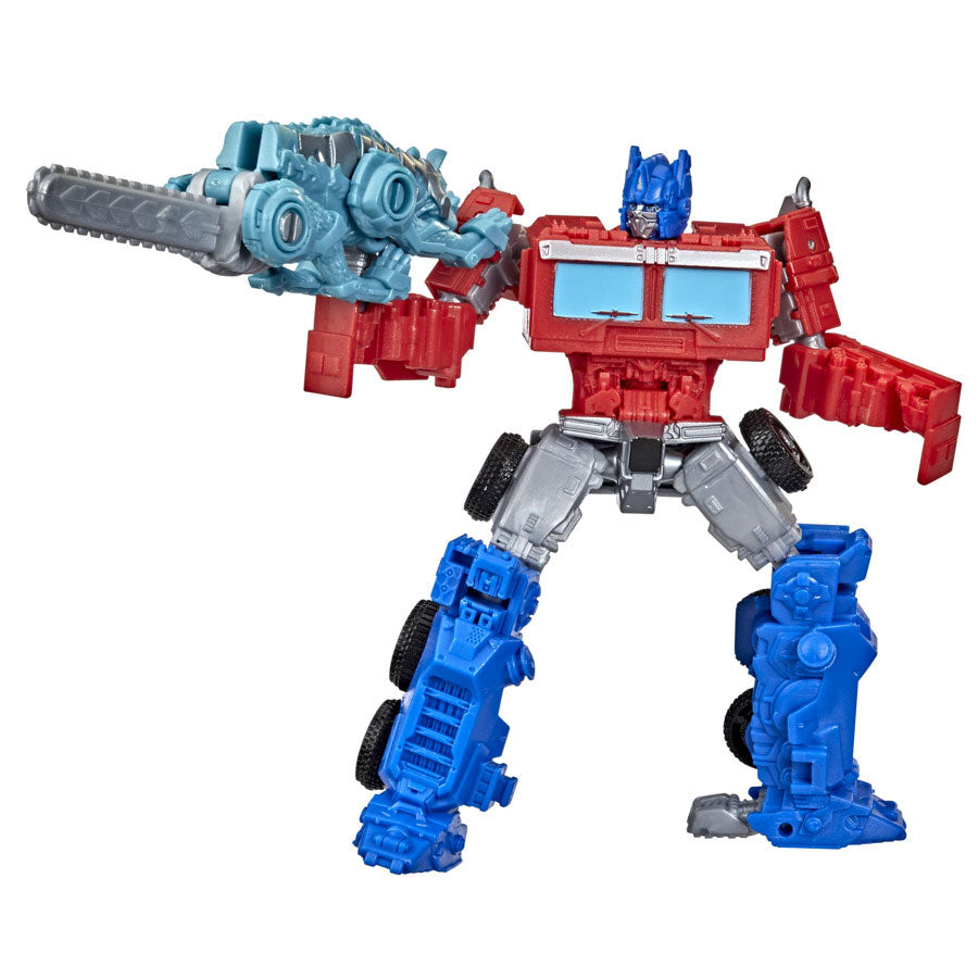 Hasbro Transformers Rise of the Beasts Weanizer Action Figures Optimus Prime Cheincclaw