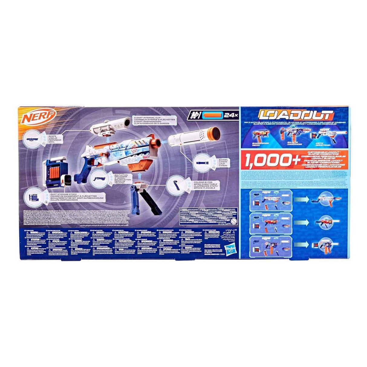 Nerf loadout arktinen zerostriker blaster
