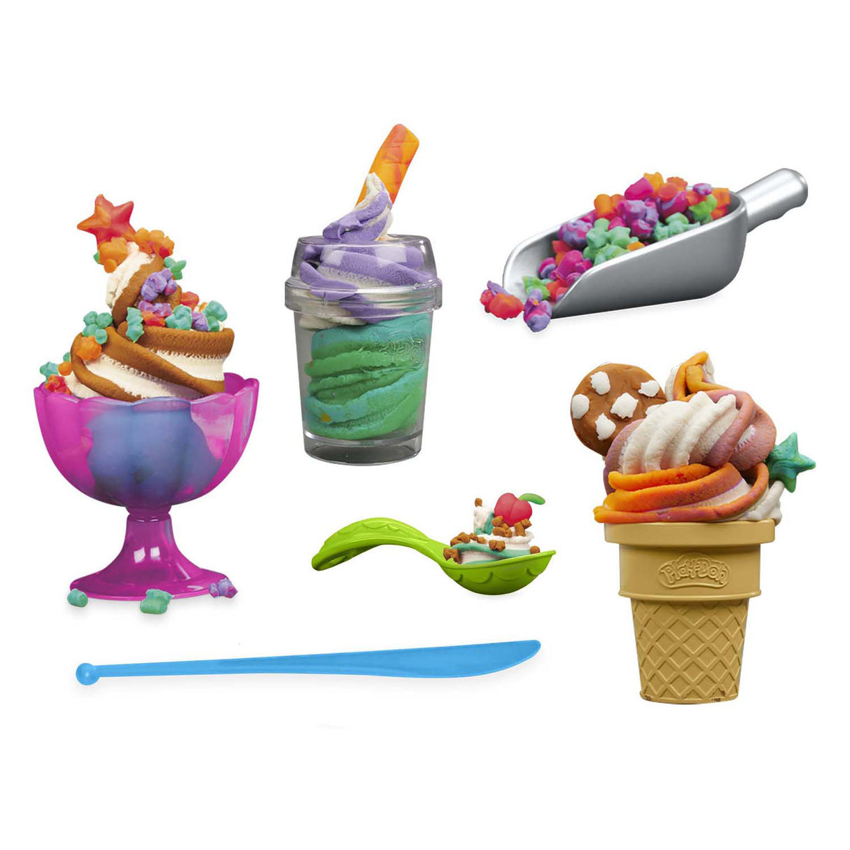 Play-doh Rainbow Glace Maker Spillset