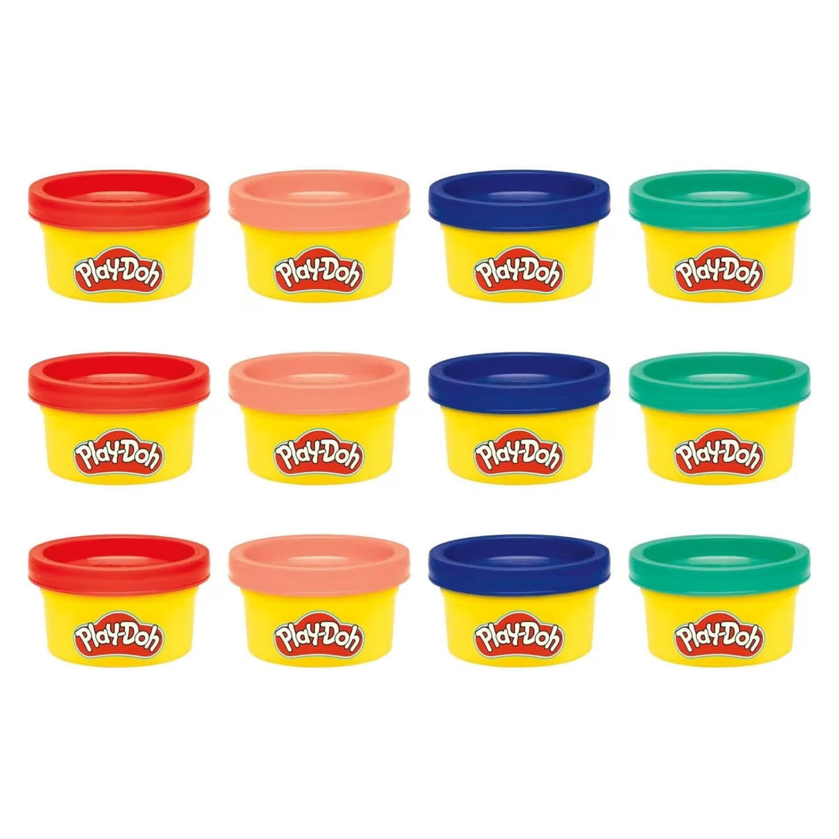 Play-doh playdoh trata e favorece pacote de 12
