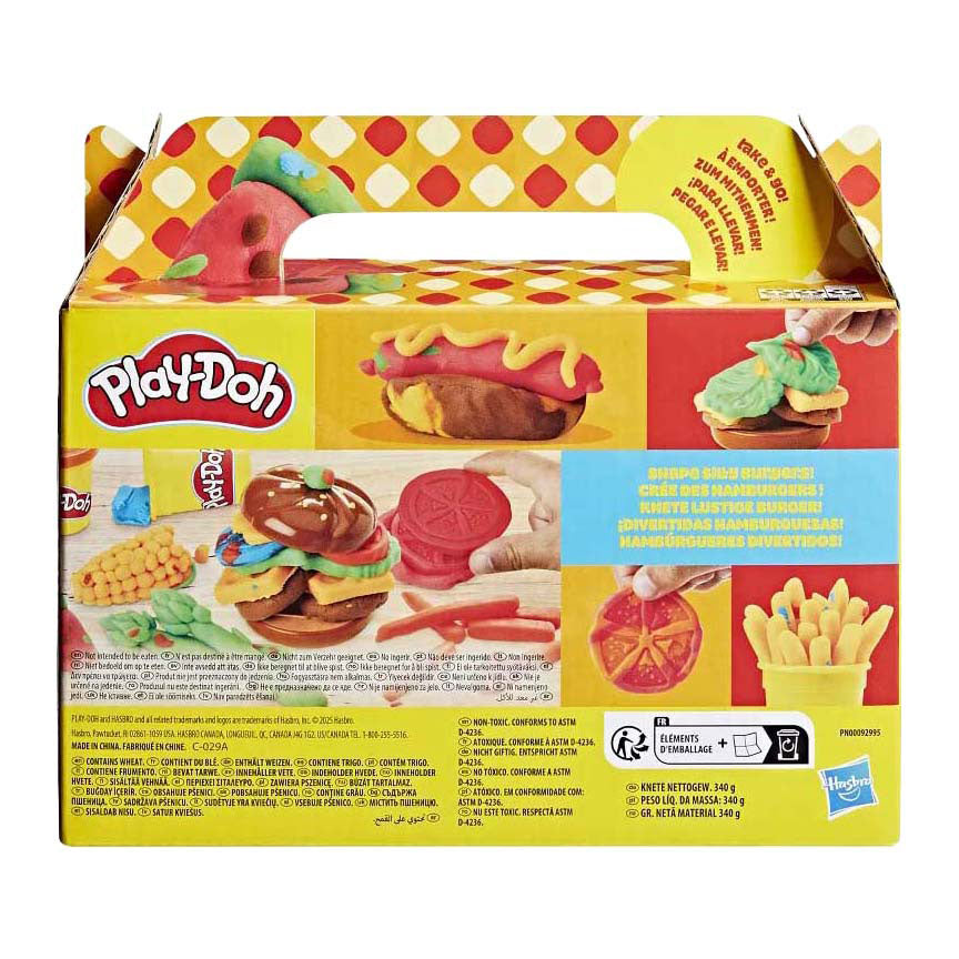 Zábava pri grilovaní Play-doh - 6 hlinených nádob