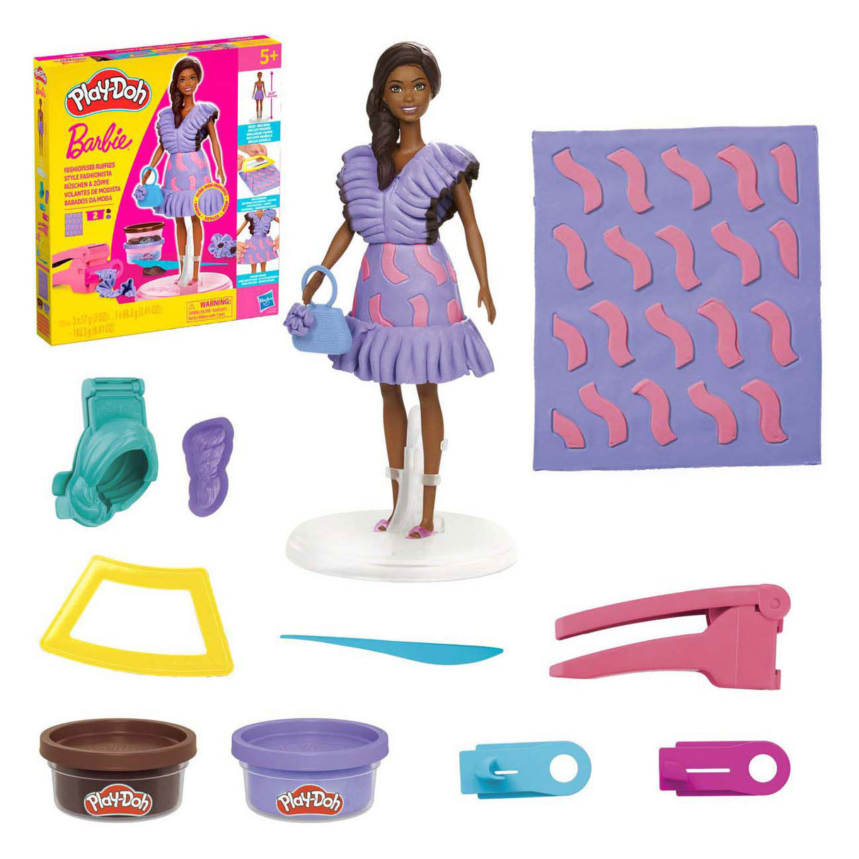 Play-doh barbie módní volánky