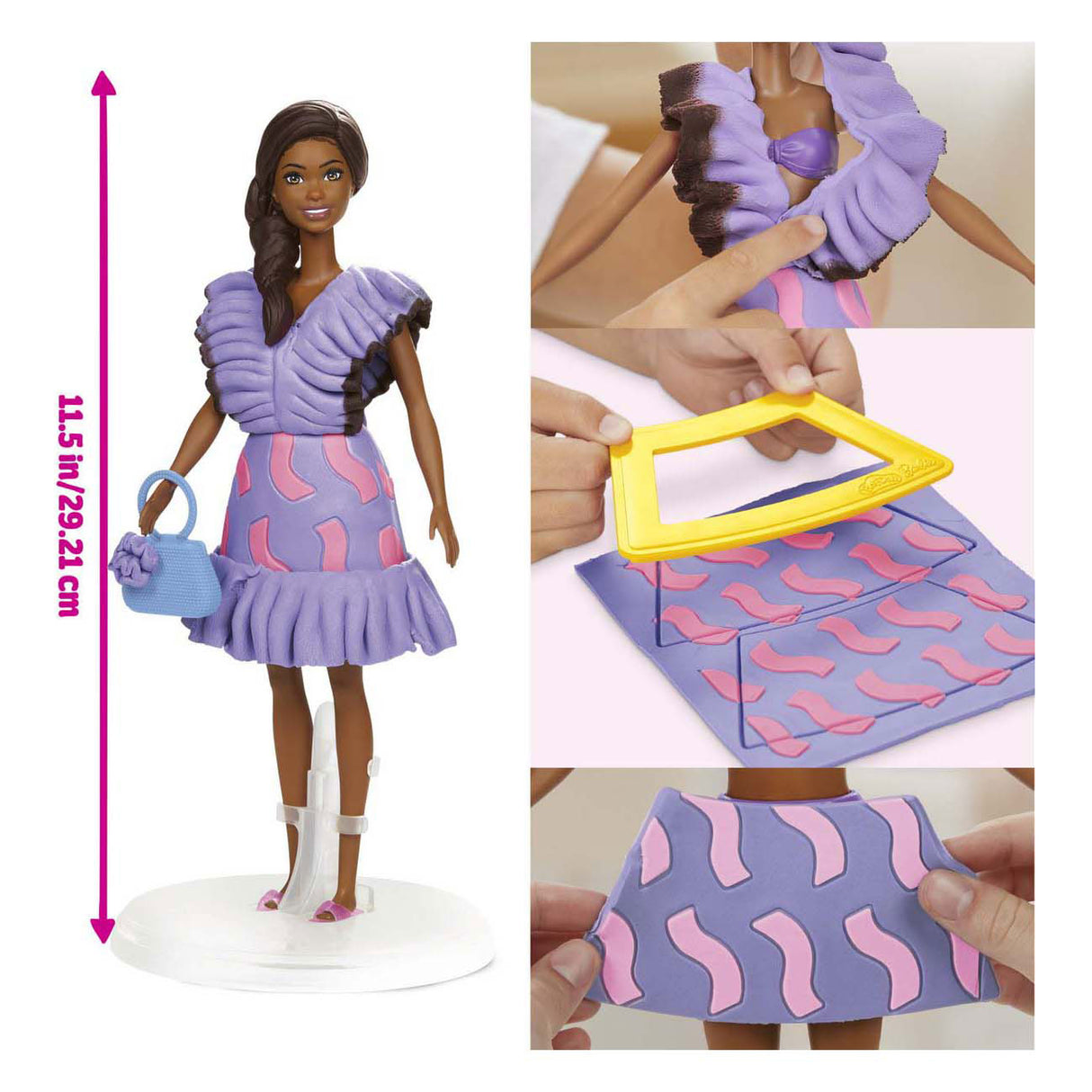Play-doh barbie módní volánky