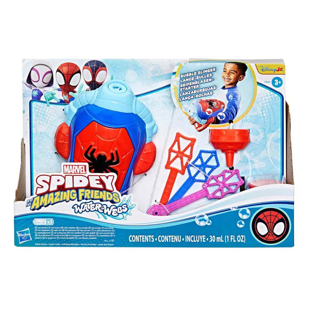 Hasbro Spidey Web-Slinger Bubble Blower - with bubble solution