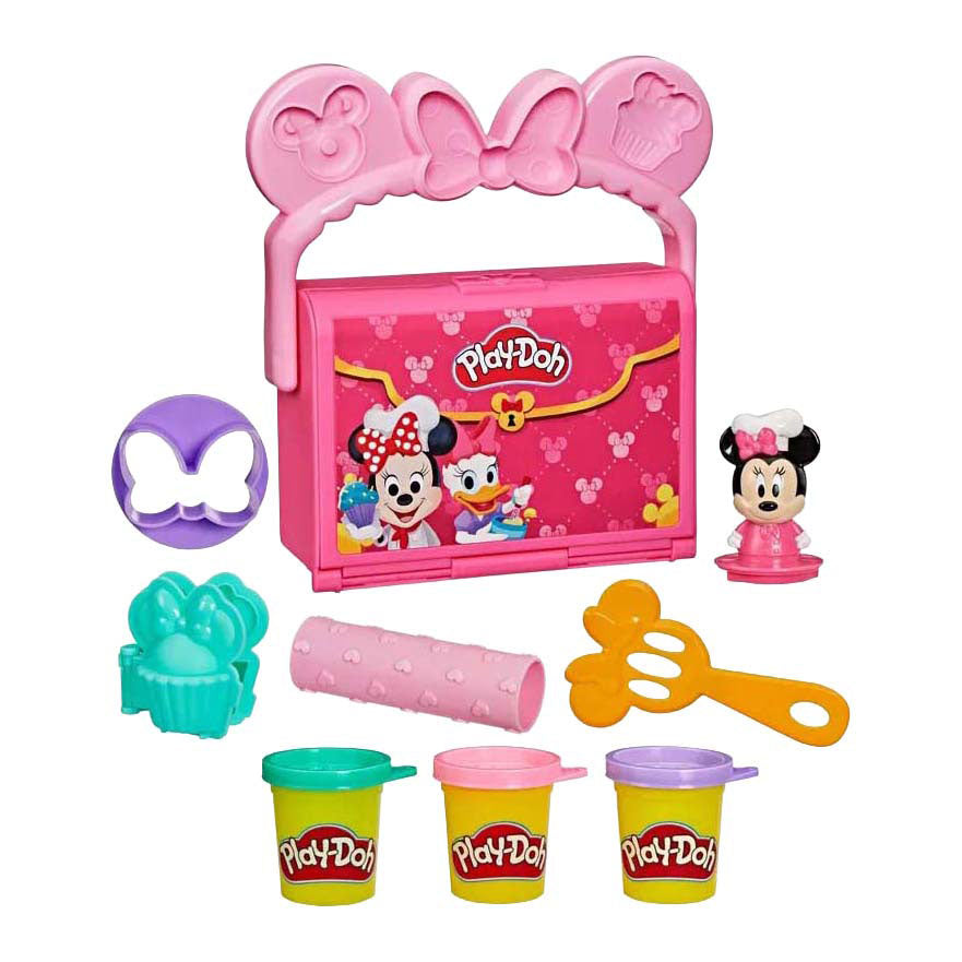 Play-doh disney junior bakkerij speelset - 3 kleipotjes