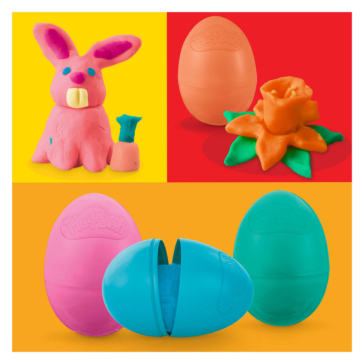Play-Doh Easter Set - 9 modelling compound pots