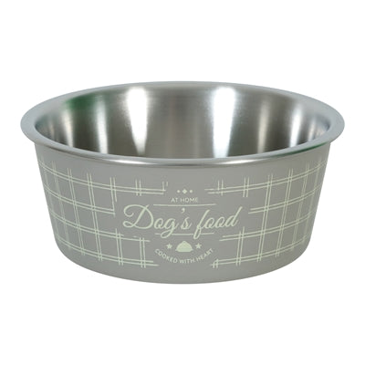 Tigela de comida para cachorro Zolux cinza