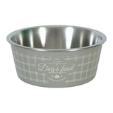 Tigela de comida para cachorro Zolux cinza