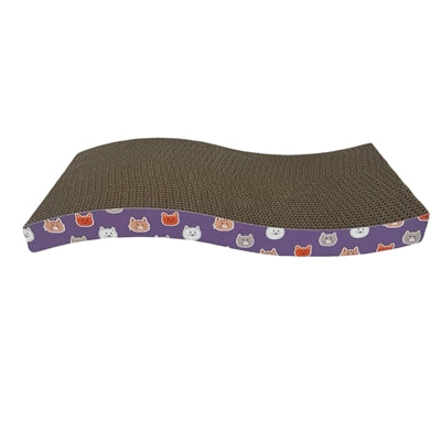 Easypets cat scratcher wave purple