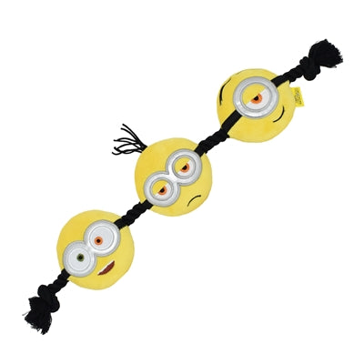 Peluche Bob Kevin e Stuart dei Minions su corda interdentale