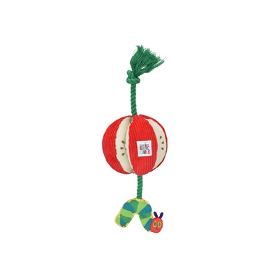 Eric Carle plush caterpillar never enough apple with dental floss