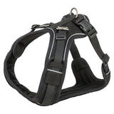 Trixie dog harness premium flexmesh wide chest black