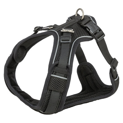 Trixie hundsele premium flexmesh bred bröst svart