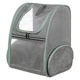 Trixie dog bag backpack chloe light gray
