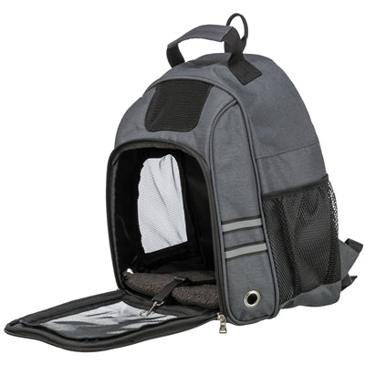 Trixie Hundetaschenrucksack dann grau