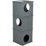 Trixie cat house tower nele felt gray
