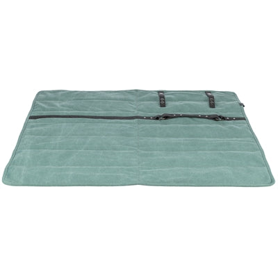 Trixie dog blanket travel blanket city style square sage green