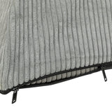 Trixie dog bed tent jonna vital ribbed fabric light gray