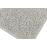 Trixie cat litter mat PVC light gray