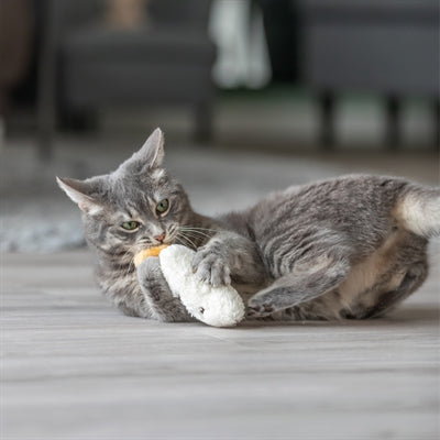 Trixie sleepy face with catnip plush assorted