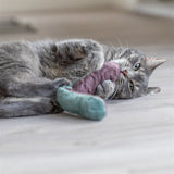 Trixie speelkussen rol met catnip assorti