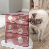 Trixie cat activity cheese tower plastic