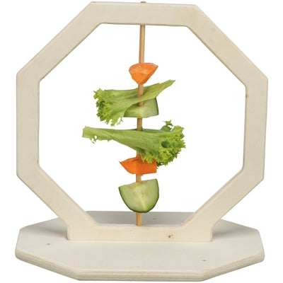 Trixie voerring onbehandeld hout