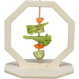 Trixie voerring onbehandeld hout