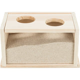 Trixie zandbad hamster gerbil onbehandeld hout