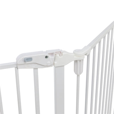 Trixie metal closing gate 5-piece with white door