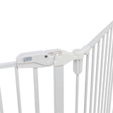 Trixie metal closing gate 5-piece with white door