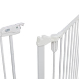 Trixie metal closing gate 5-piece with white door