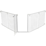 Trixie metal closing gate 5-piece with white door