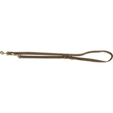 Trixie dog leash pure adjustable leather brown