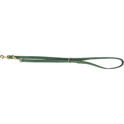 Trixie dog leash pure adjustable leather sage green