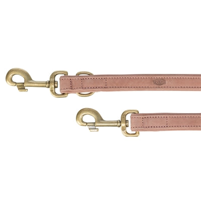 Trixie dog leash pure adjustable leather pink