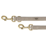Trixie dog leash pure adjustable leather light gray