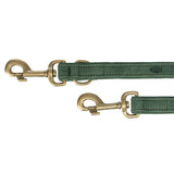 Trixie dog leash pure adjustable leather sage green