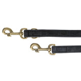 Trixie dog leash pure adjustable leather black
