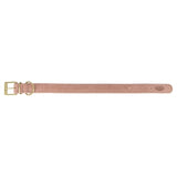 Trixie halsband hond pure leer roze