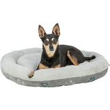 Trixie dog bed jimmy soft round light gray