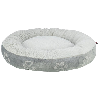 Trixie dog bed jimmy soft round light gray