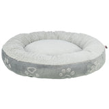 Trixie dog bed jimmy soft round light gray
