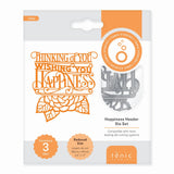 Tonic studios • essentials die set happiness header