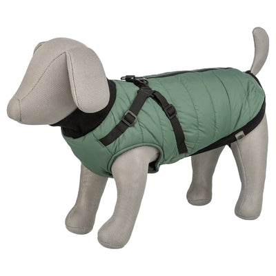 Trixie Casaco para cachorro pontis com arnês verde sálvia