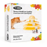 Imac cat tower 3 niveaus geel